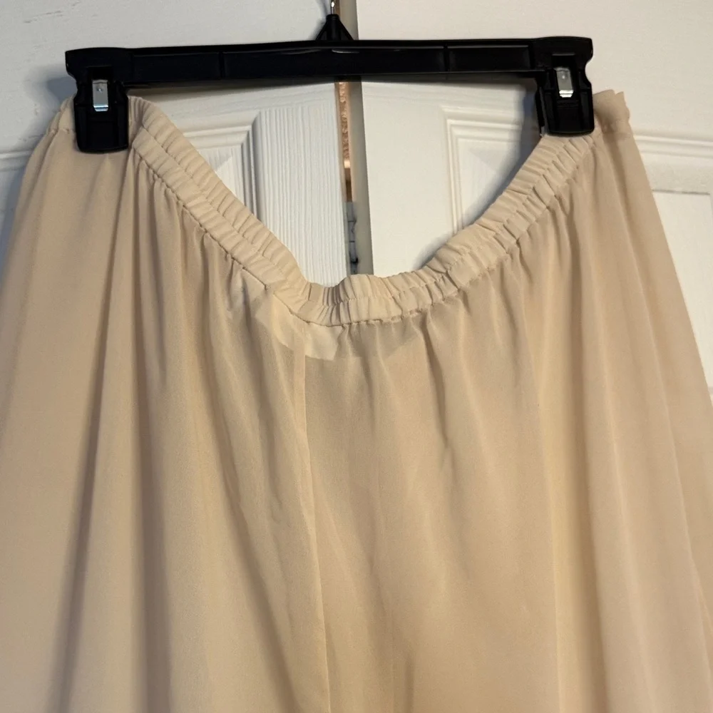 Victoria's Secret Cream Sheer Beachpants Size XL